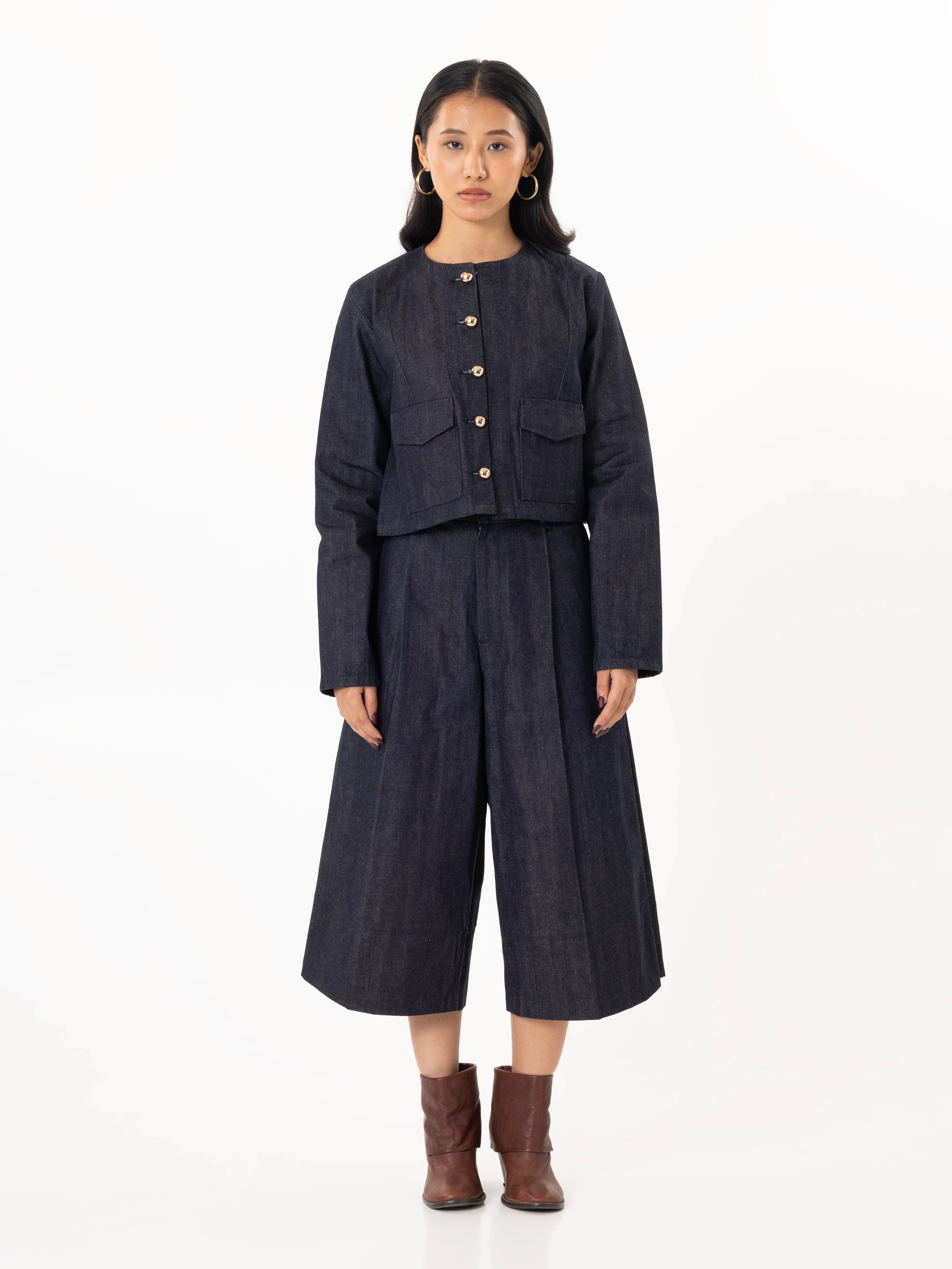 Natural Indigo Selvedge Jorts