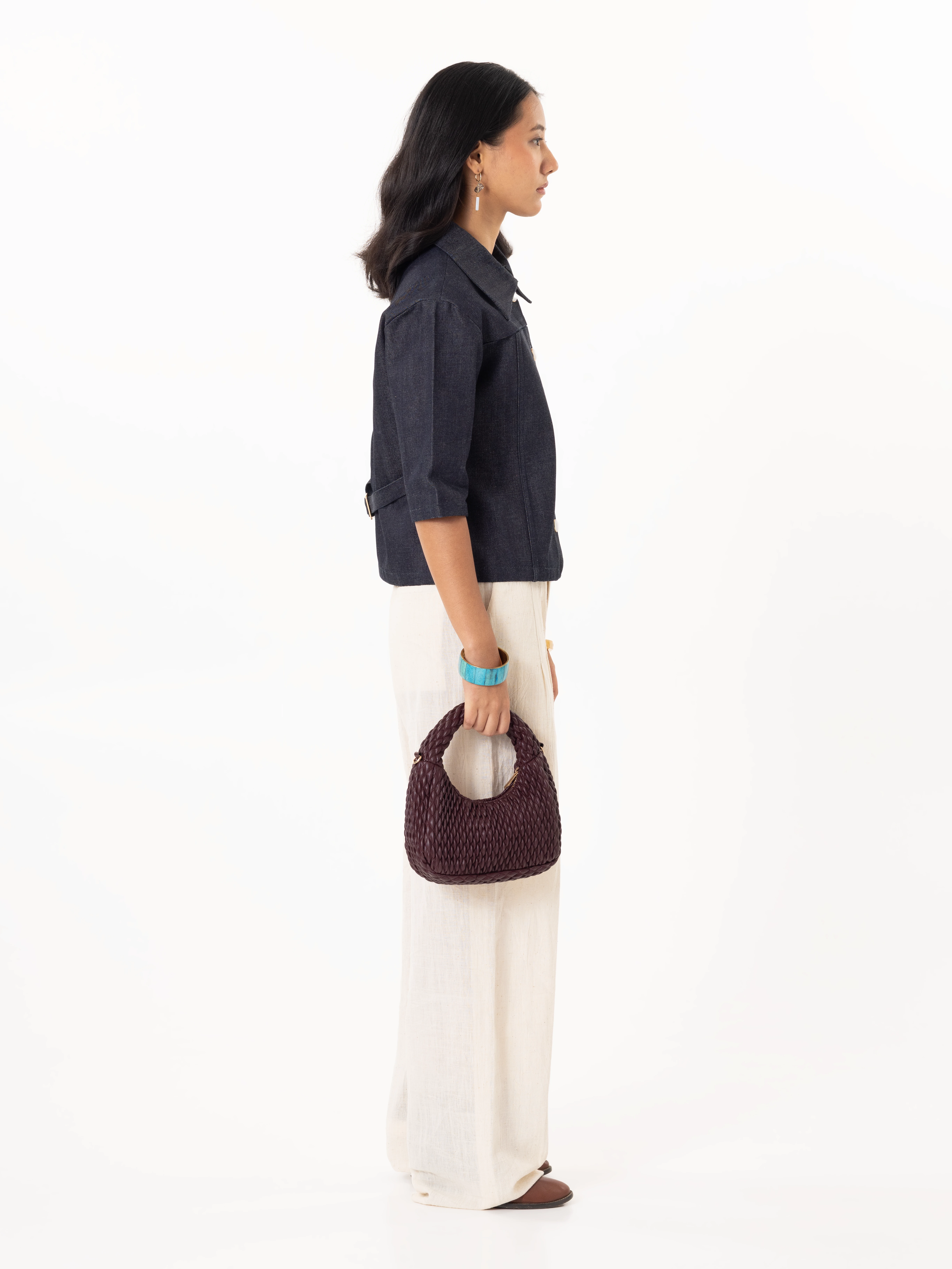 The "Indigo Spine" Top