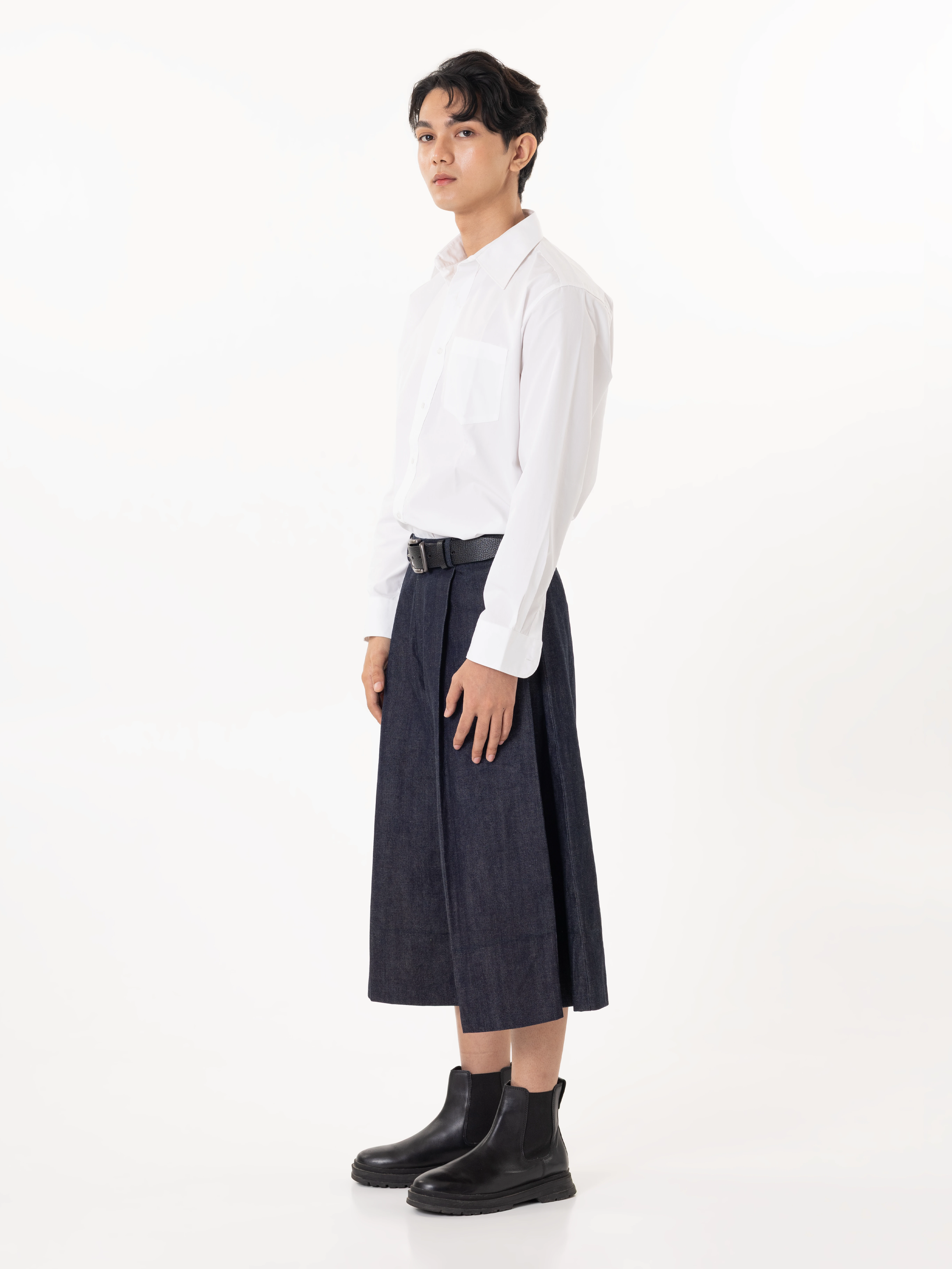 Natural Indigo Selvedge Jorts