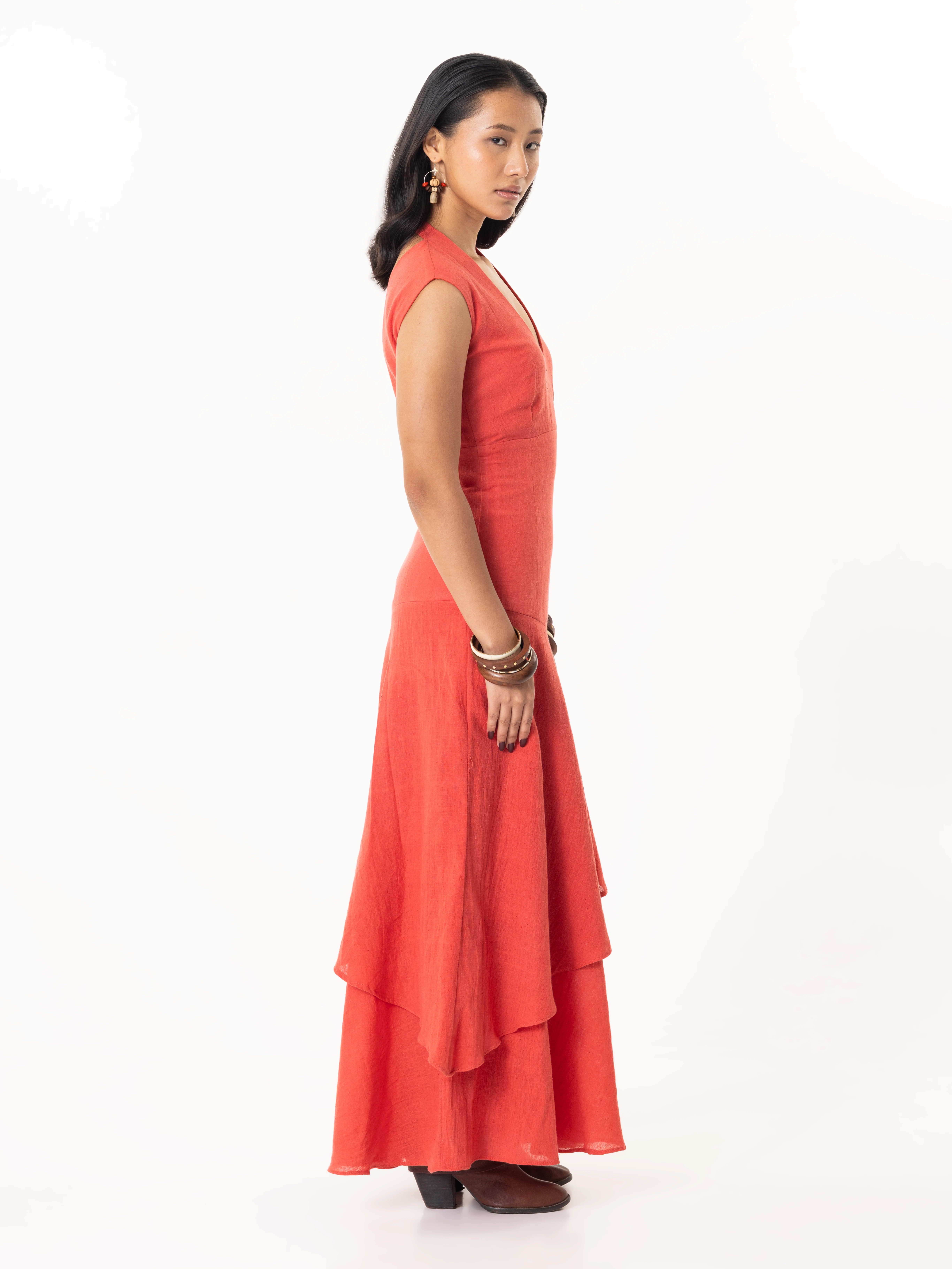 The "Sunset Reverie" Layered Dress