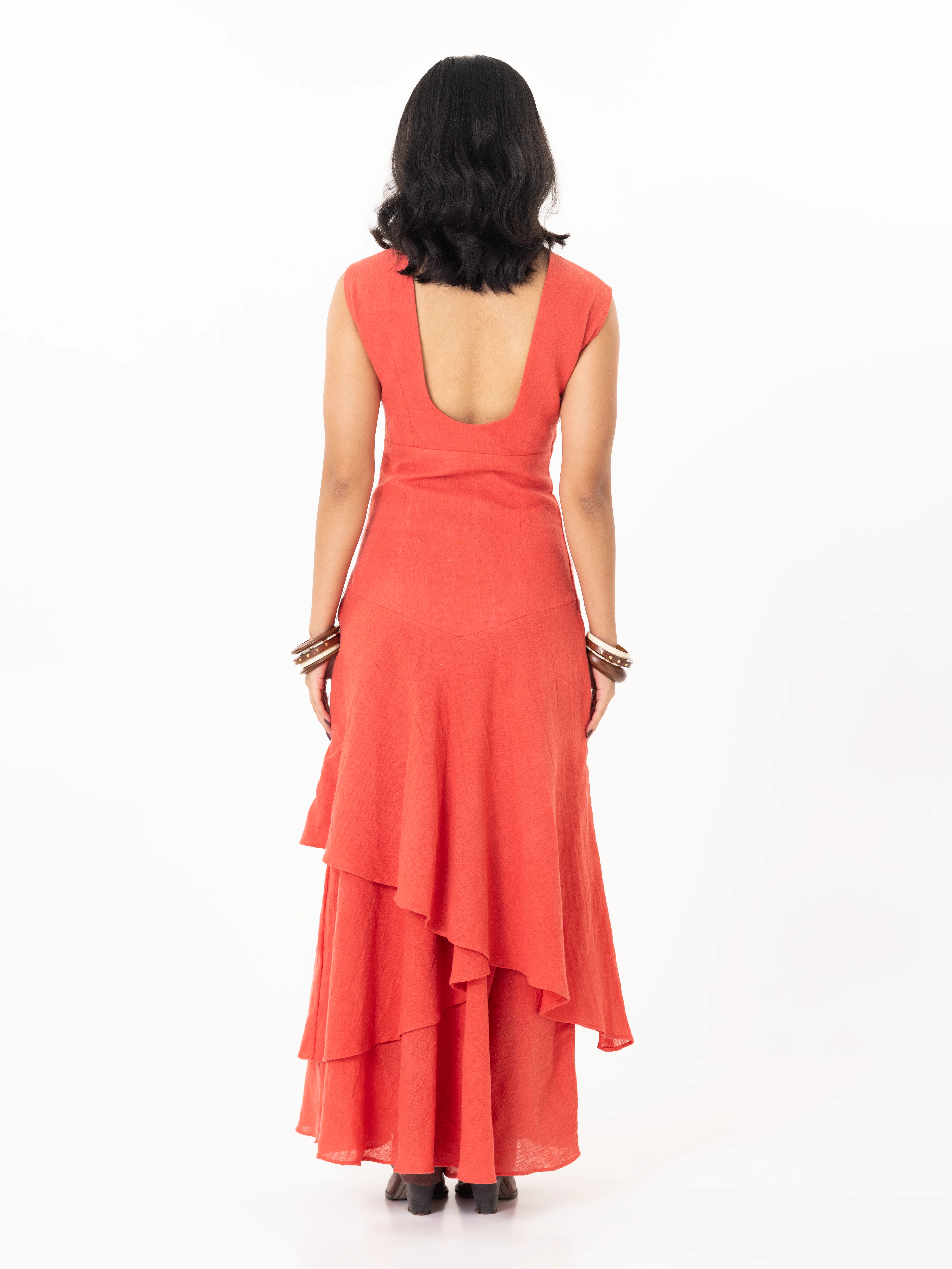 The "Sunset Reverie" Layered Dress