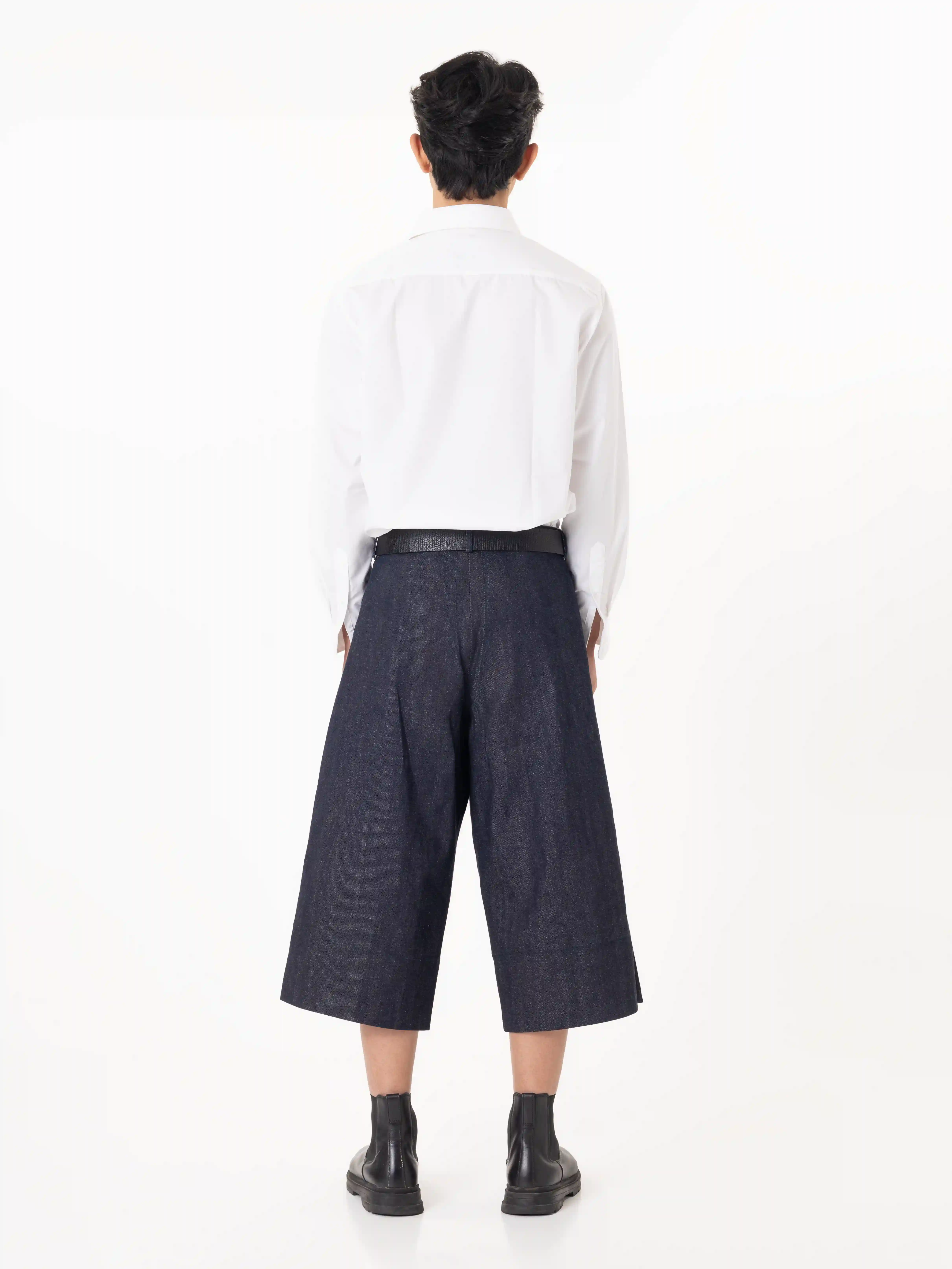 Natural Indigo Selvedge Jorts