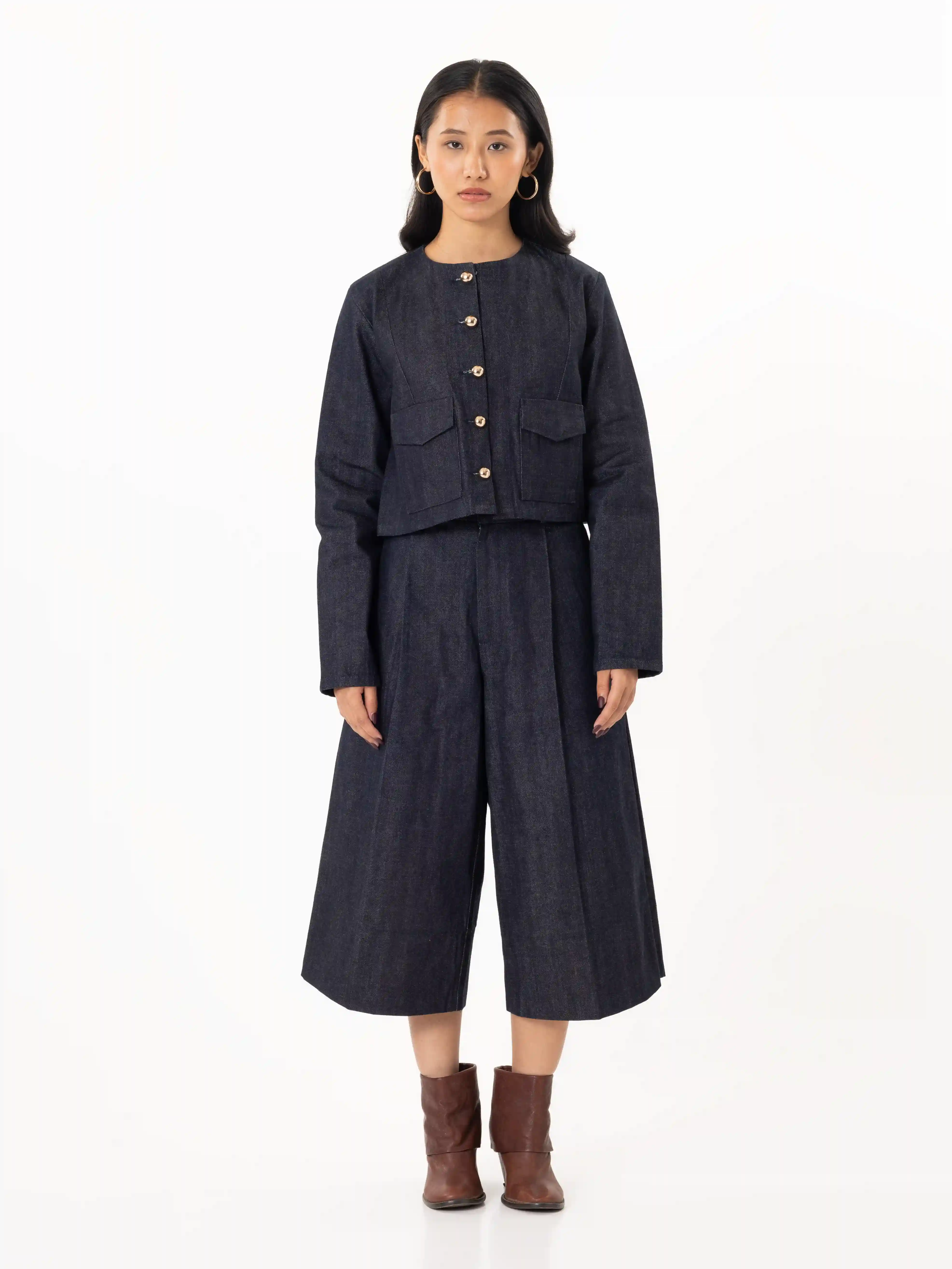 Natural Indigo Selvedge Jorts