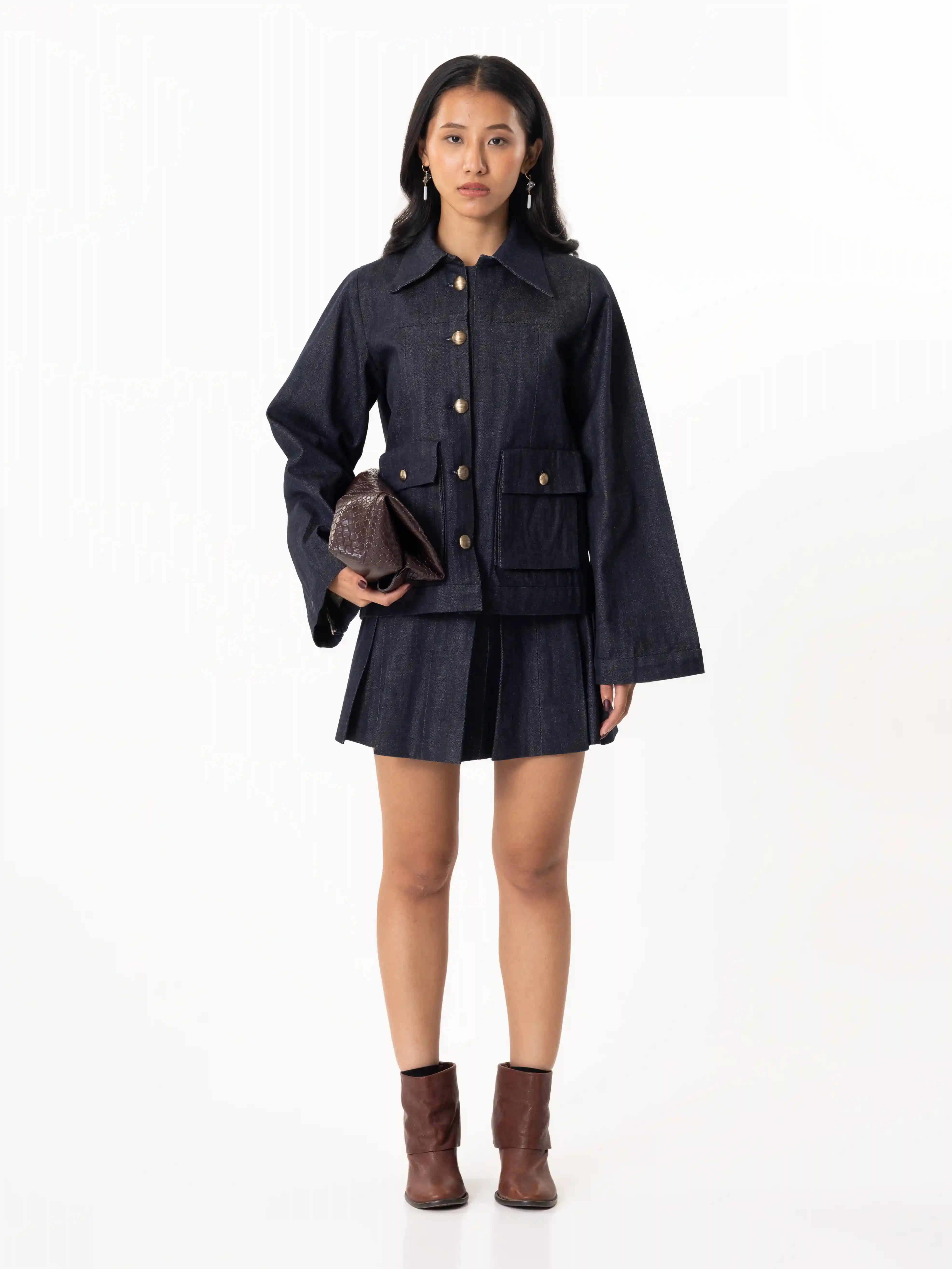 The "Aperture" Pleated Jacket
