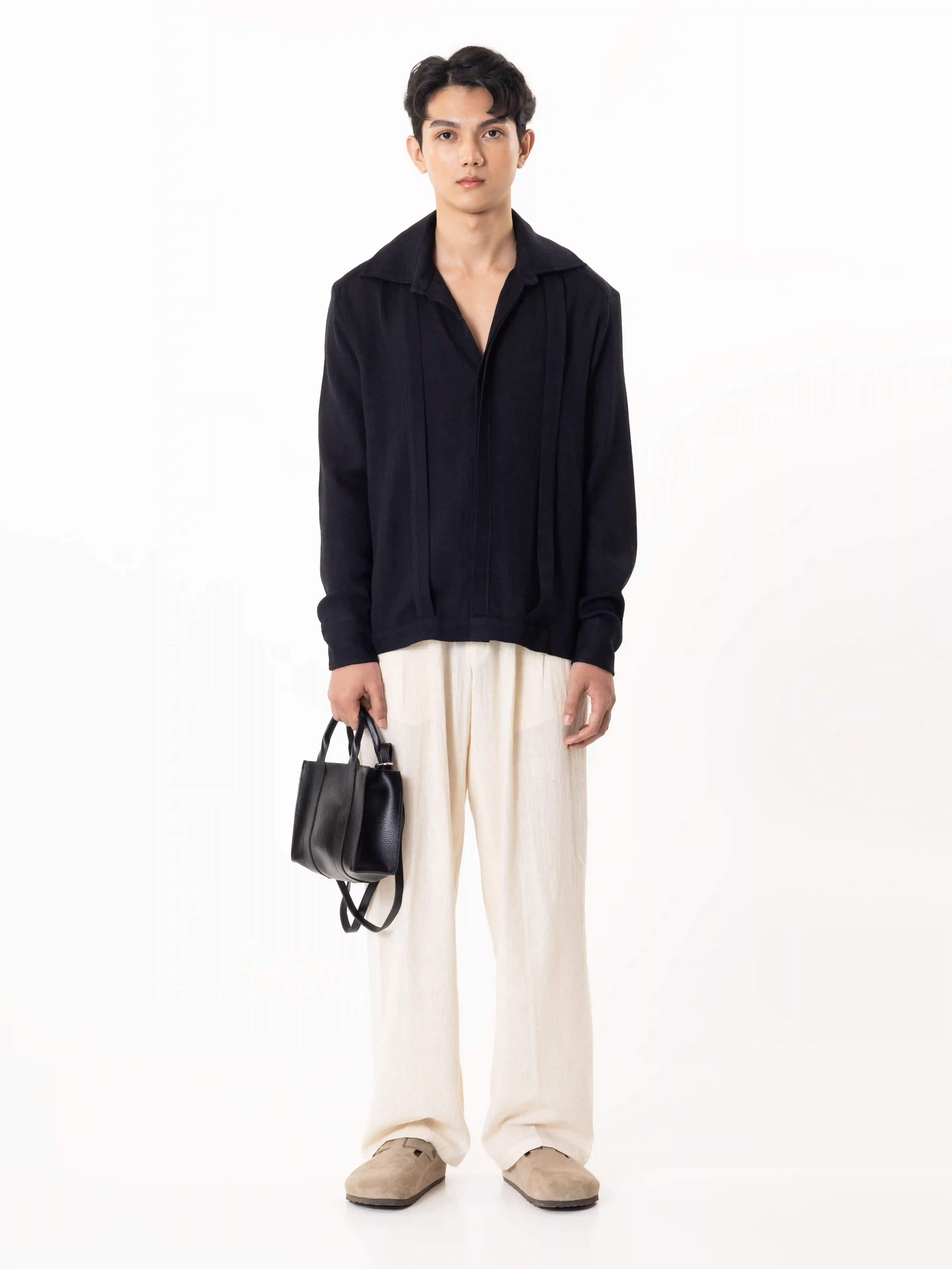 The "Raven" Suspender Shirt