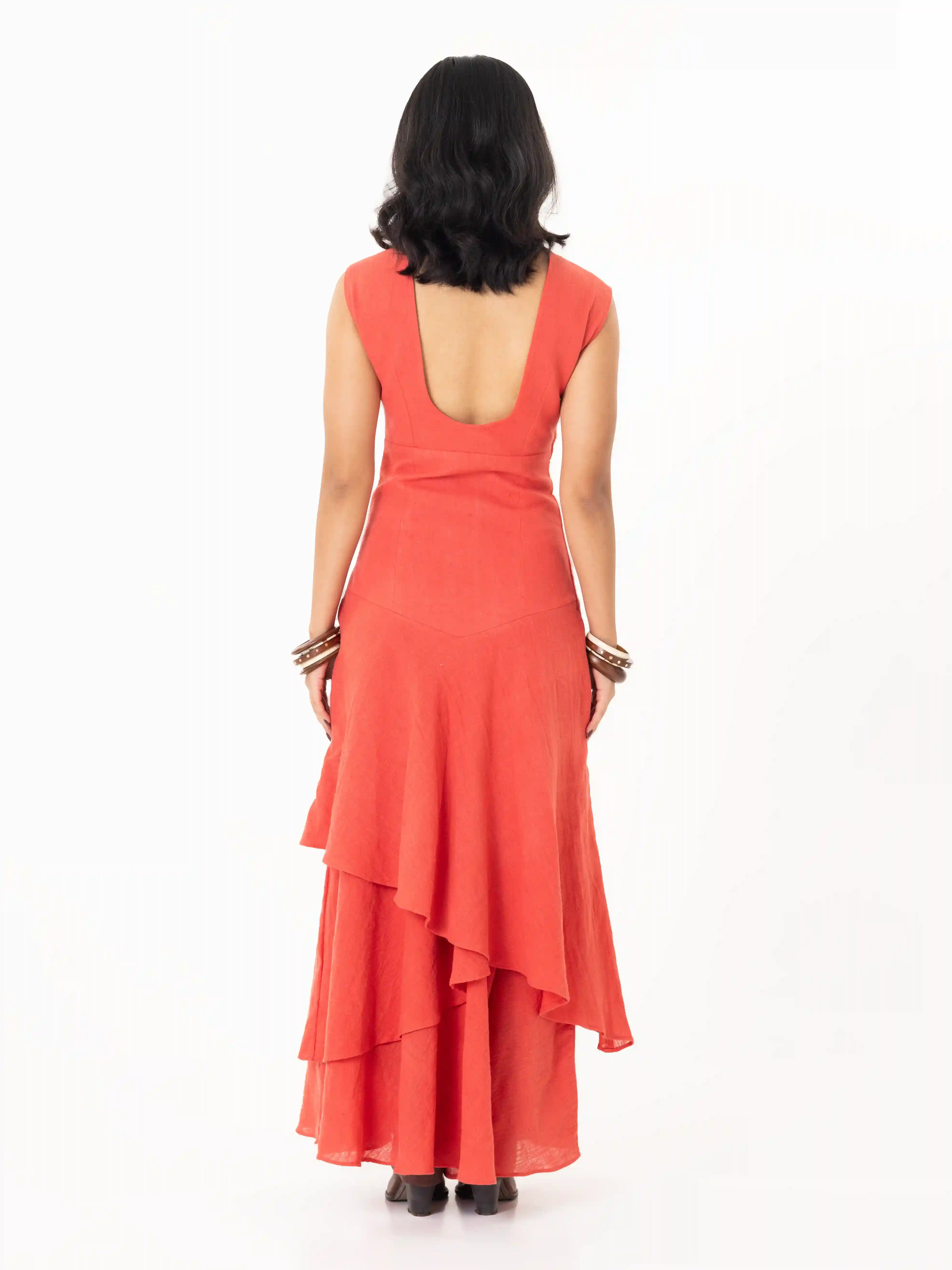 The "Sunset Reverie" Layered Dress